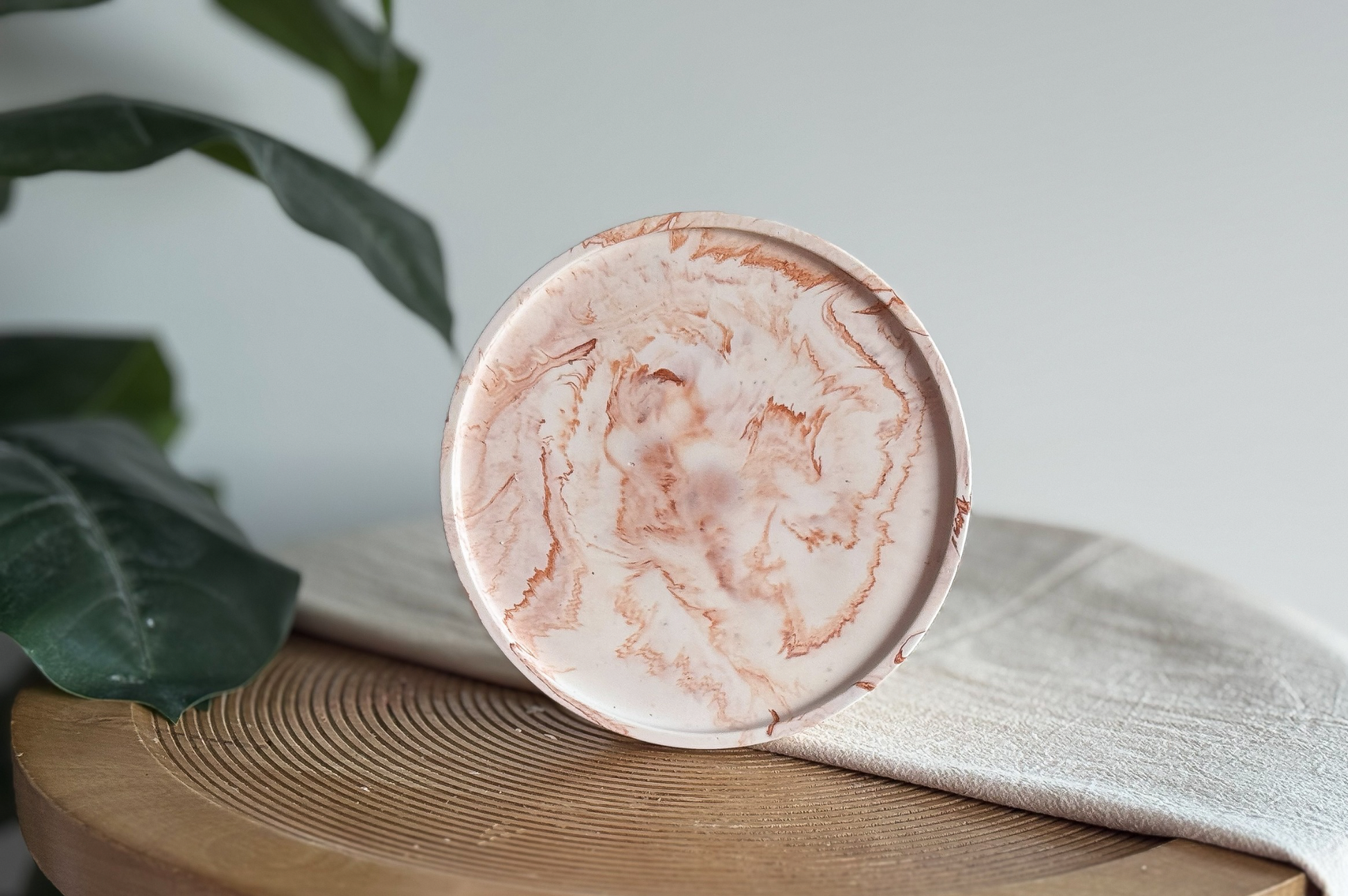diy pakket giethars dienblad terracotta