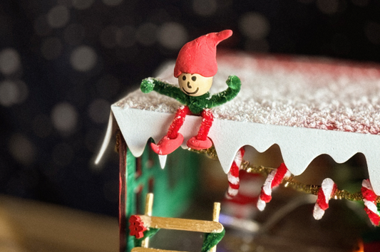 Knutselpakket Advent Kersthuis