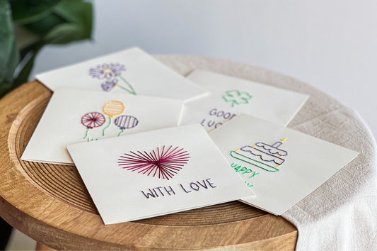 Zelfgemaakte kaarten