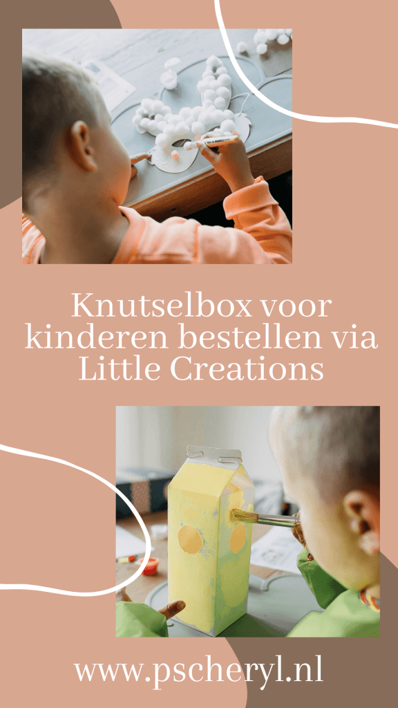 Knutselbox voor kinderen bestellen via Little Creations