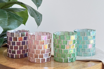 Diy Kit Tealight Candle Holder with Glass Mosaic