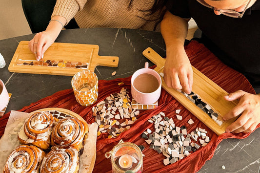 DIY Pakket Mozaïek Borrelplank