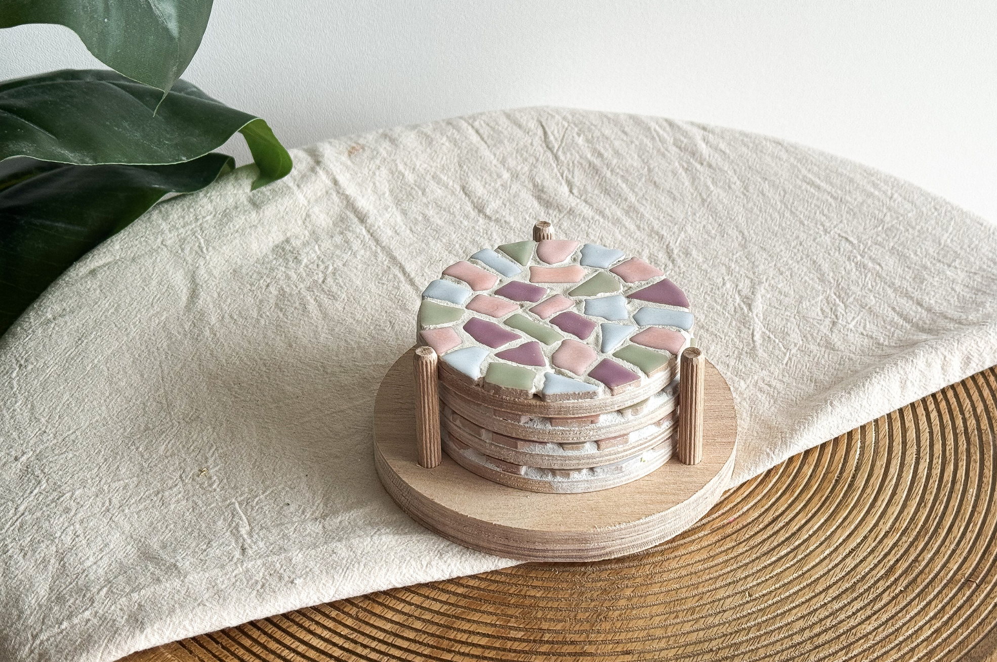 DIY Pakket Mozaïek Onderzetters (inclusief houder)