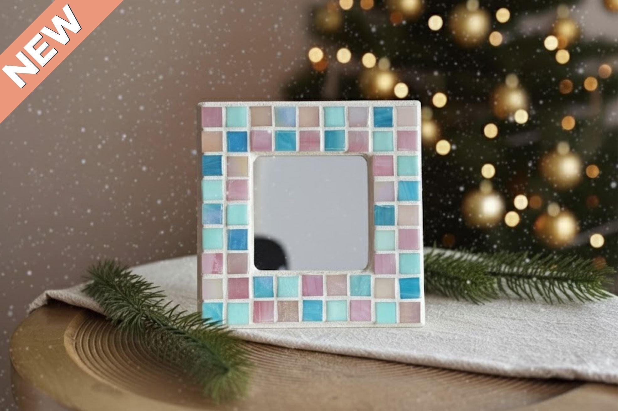 DIY Kit Glass Mosaic Mirror 