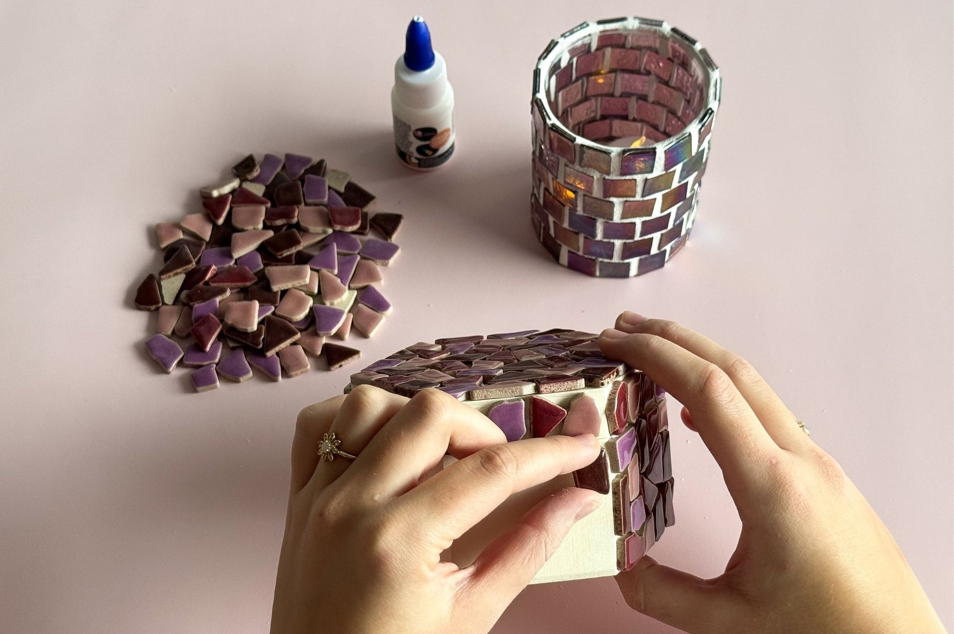 Diy pakket sieradendoosje