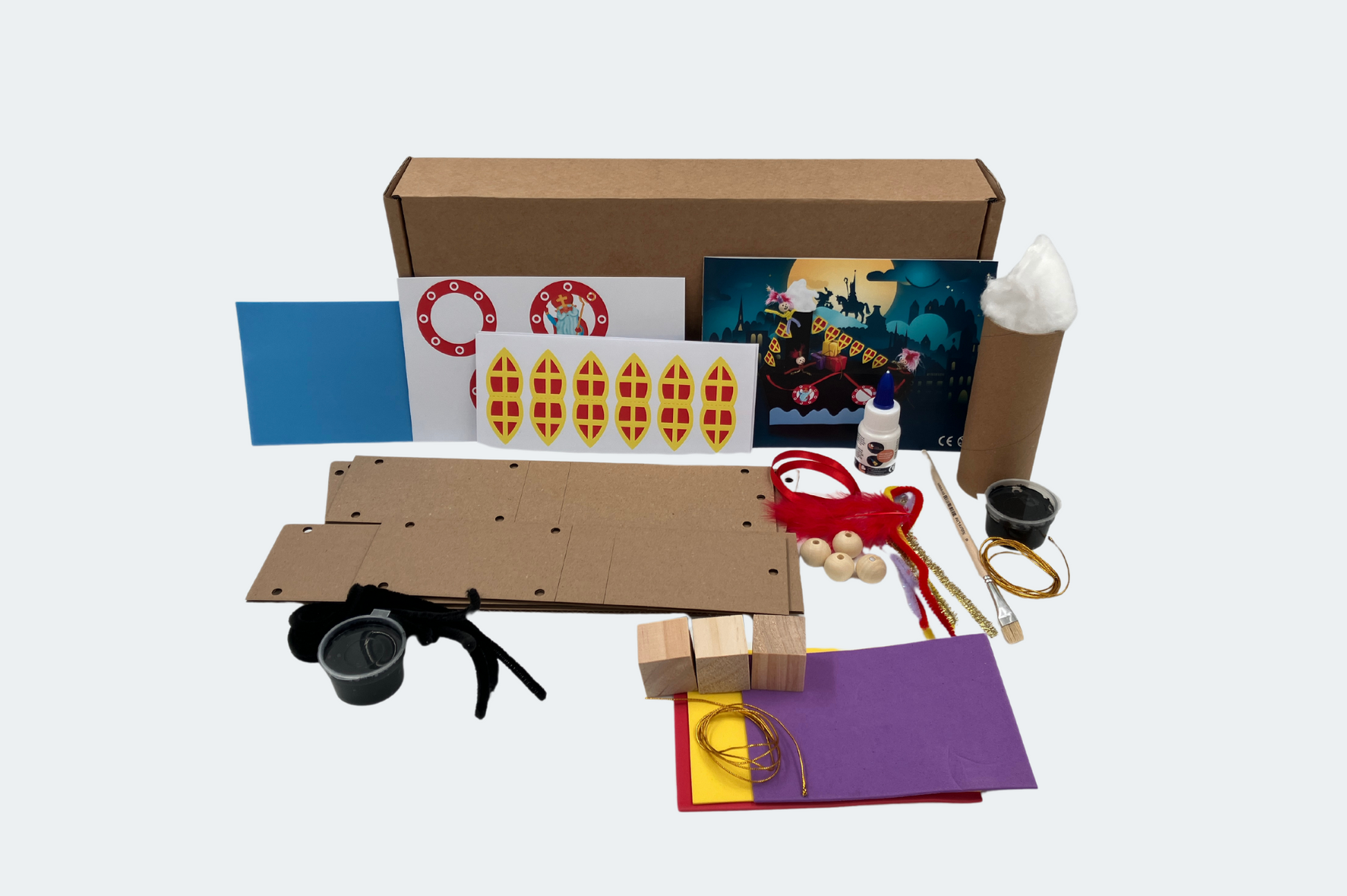 Inhoud_knutselbox_sinterklaas_stoomboot