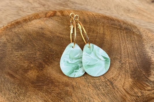 DIY Pakket Polymeerklei Oorbellen 1 kleur Excl. Gereedschap