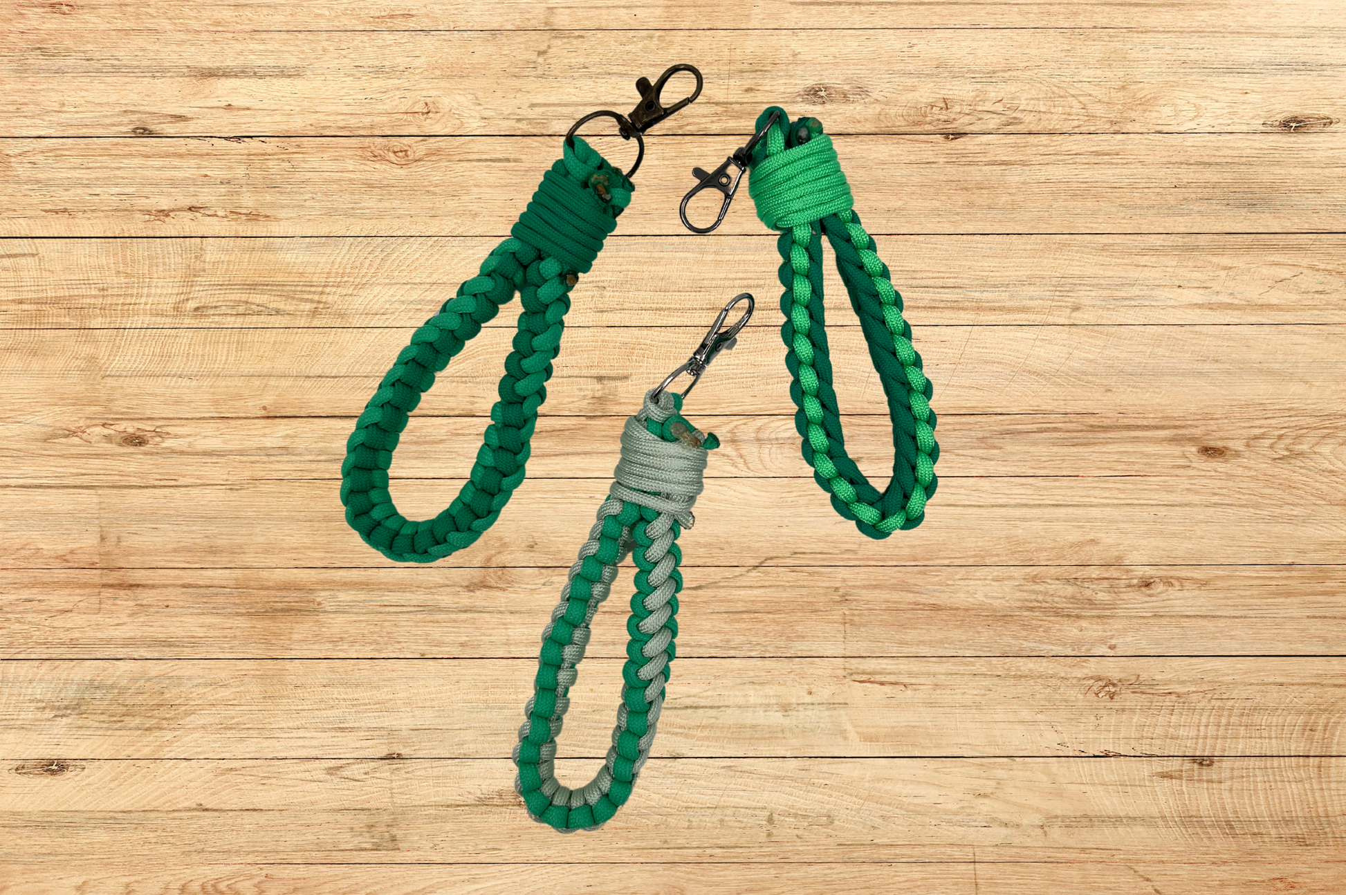 Macrame Sleutelhanger Groen