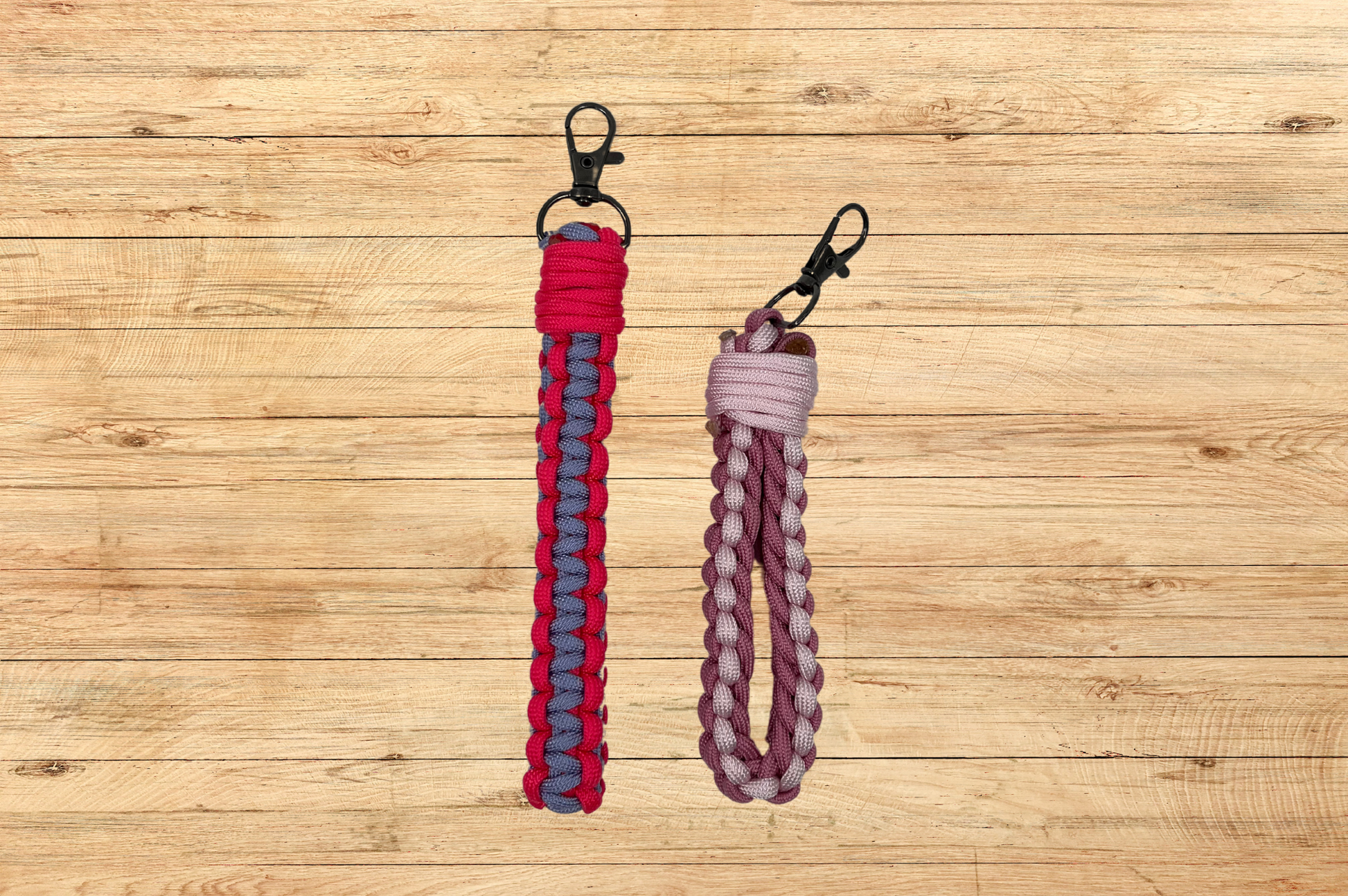 Macrame Sleutelhanger Roze