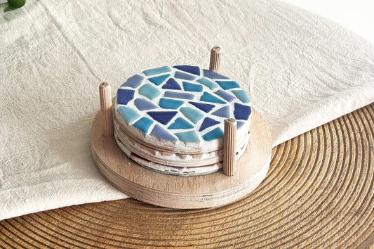 DIY Mosaic Combo Kit – Serving Board & Coasters Craft Set