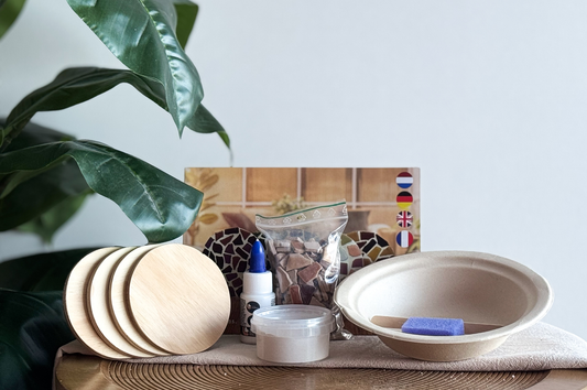 DIY Mosaic Craft Kit – Make Your Own Coasters (No Holder)