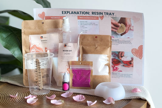 DIY Pakket Giethars Hartje met gratis Kaarsenzand Incl. Lontjes