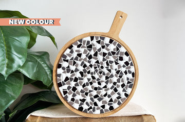 DIY Kit Mosaic Round Serving Board