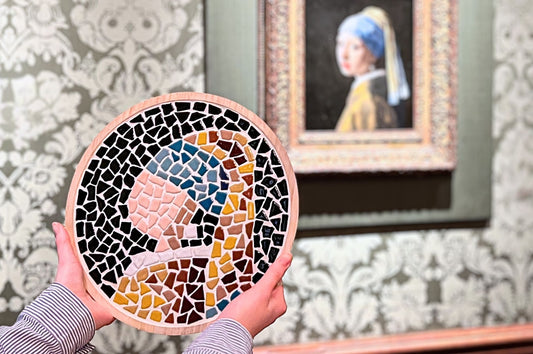 DIY Pakket Mozaïek Meisje Met De Parel